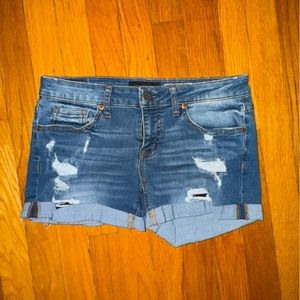 Aeropostale midi jean shorts